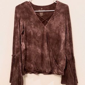 🌻4 for $25🌻 Tie-Die American Eagle Blouse